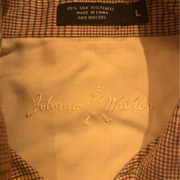 Yellow Plaid Johnny Walker Button Down - Picture 2 of 2